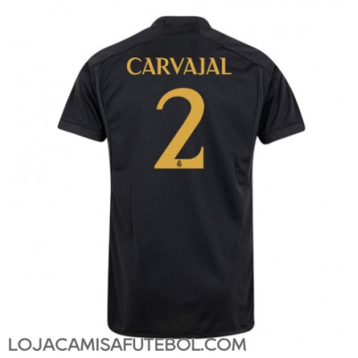 Camisa de Futebol Real Madrid Daniel Carvajal #2 Equipamento Alternativo 2023-24 Manga Curta